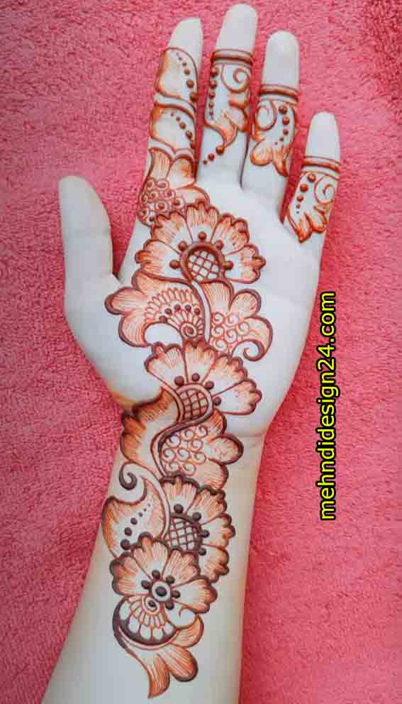 Unique Back hand Bridal Mehndi Design - Wedding Secrets