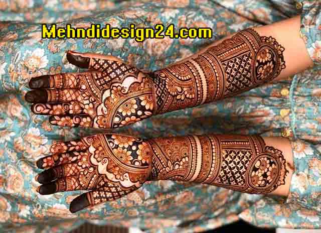 full hand mehndi design easy and beautiful - mehndi design for eid (2023)  special picture