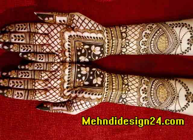 Modern Front — Back Full Hand Bridal Mehndi Design — Easy & Beautiful | by  all dm | Medium